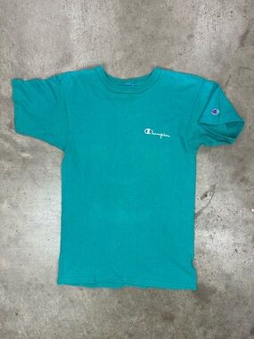Vintage USA Champion Faded Teal T-Shirt